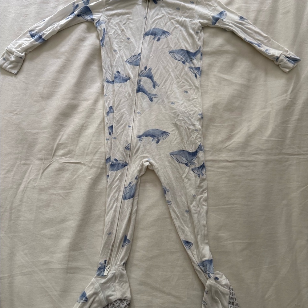 Carter’s Blue Whale Print Kids Footie Pajamas